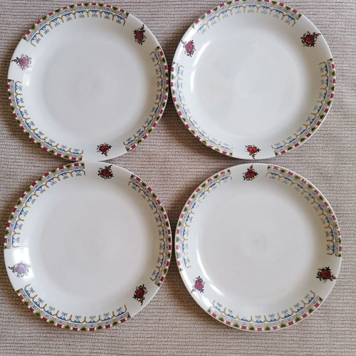 Candia set of 5 vintage large serving plates