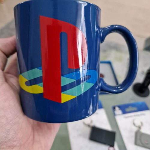 Playstation mug with coaster new