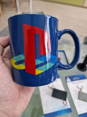 Playstation mug with coaster new