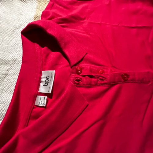 T-shirt women's short sleeve new red fuchsia large