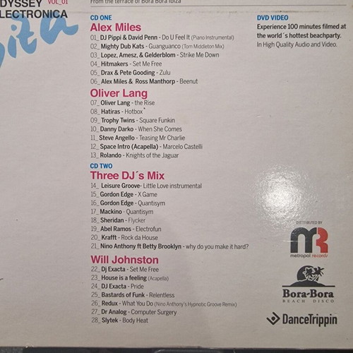 Odyssey Electronica vol. 01 Live From Bora Bora CD in good condition