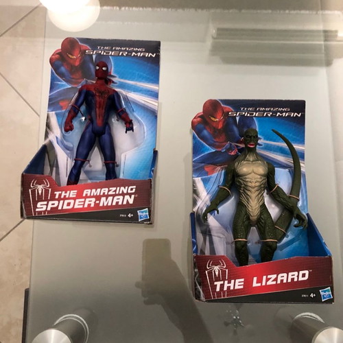 The Amazing Spider-Man and The Lizard figure set of 2, new, 6 inches