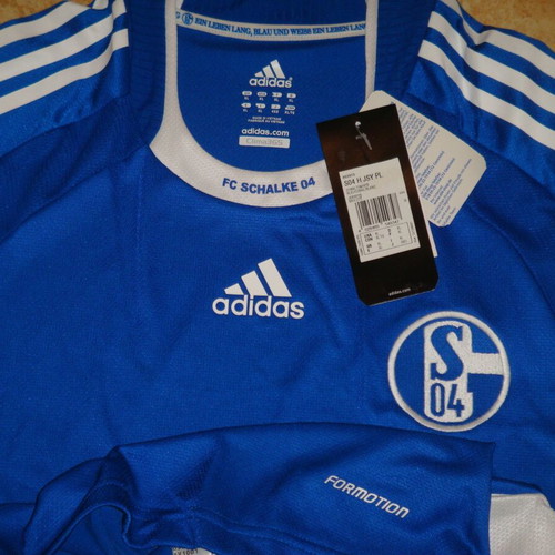 Schalke Soccer Jersey Adidas Player Issue Formotion 2008-10 New