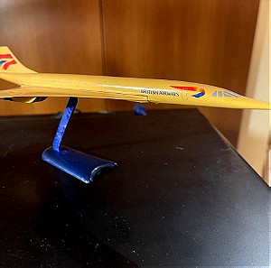 Συλλεκτικο Μοντελο Αεροπλανου Concorde British Airways ΥΠΕΡΣΠΑΝΙΟ