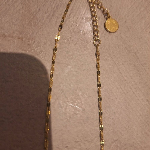 Necklace with purple stone new