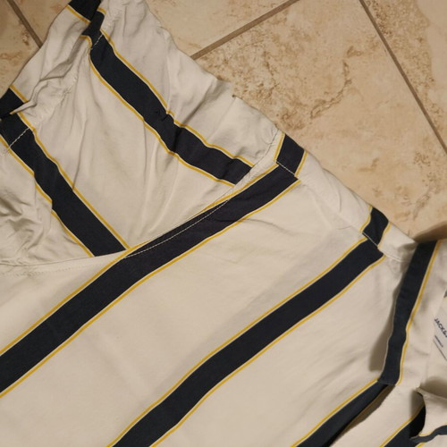 Jack & Jones men's shirt XL like new, white and blue
