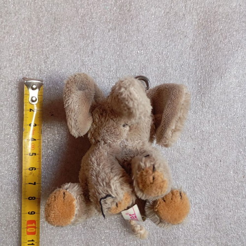 Schaffer plush elephant keychain like new, collectible and soft