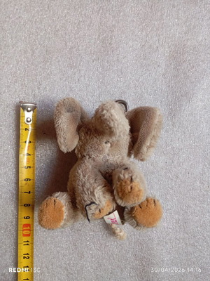 Schaffer plush elephant keychain like new, collectible and soft