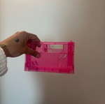 Storage box pink, like new