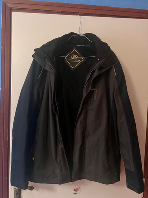 Raintex All Weather Waterproof Jacket size L like new, grey and black