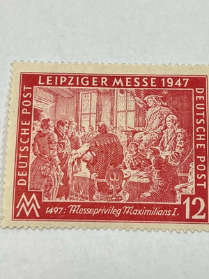 Rare Germany Maximilian Emperor Stamp 1947 new
