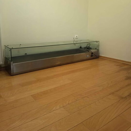 Inox Tabletop Display Fridge 2 Meters Like New