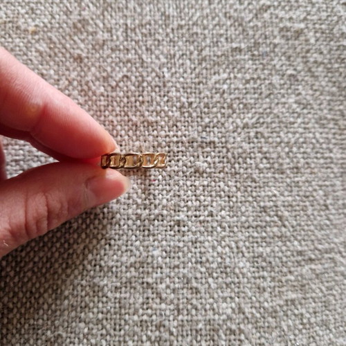 Ring for big toe like new, gold color