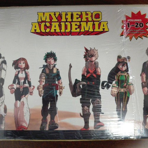 My Hero Academia manga box set volumes 1-20, sealed