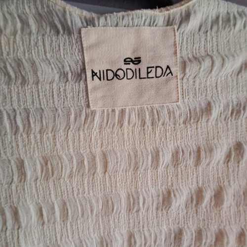 Nidodileda Kimo Top καινούργιο, μπεζ, oversize M/L με ζώνη