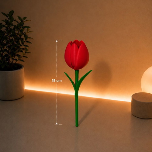 3D Printed Tulip Handmade Decor Gift