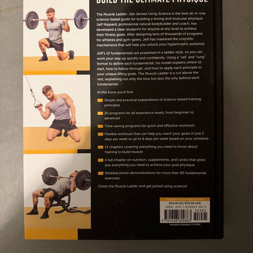 The Muscle Ladder Jeff Nippard like new