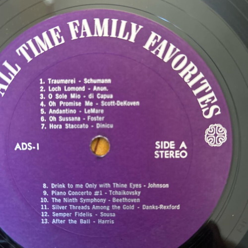 Vintage vinyl record used, collectible item