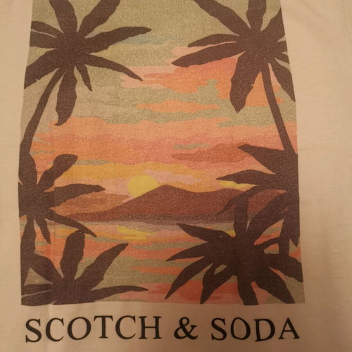 Tshirt Scotch & Soda kids like new, white, for 12 years old