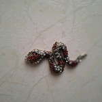 Decorative snake brooch used