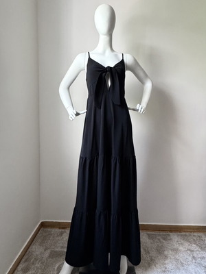 Parizianista S/M Maxi Black Dress new