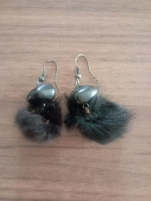 Earrings with tassels new, modern