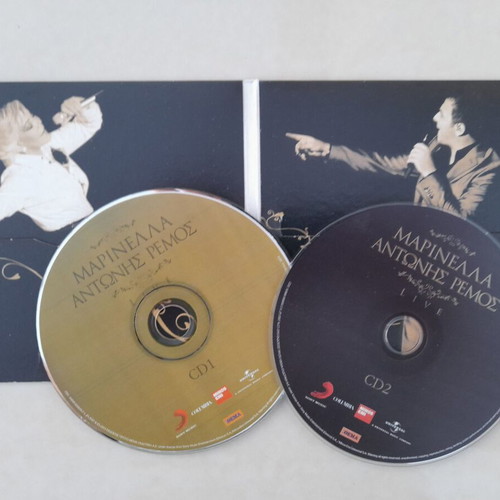 Marinella Antonis Remos Live 2 CD like new, laiko