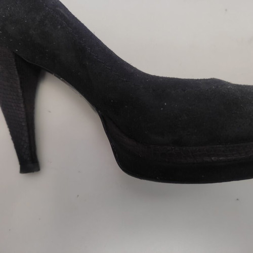 Sante black high heels like new, size 39