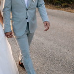 Aristoteli Bitsiani suit veraman color slim fit like new, size 46