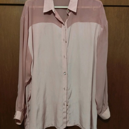 La Boheme shirt two-tone pink and apple, like new, XL/XXL