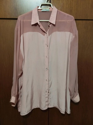 La Boheme shirt two-tone pink and apple, like new, XL/XXL