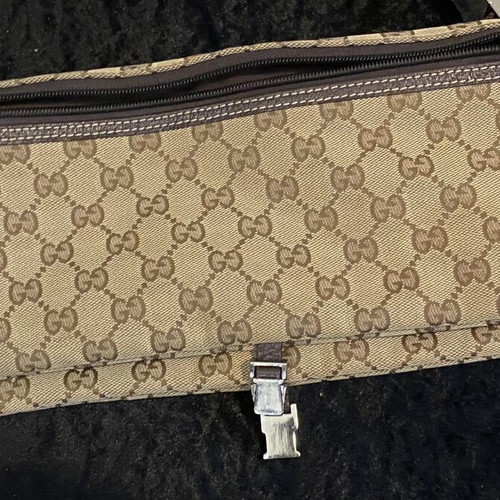 Gucci crossbody bag, beige canvas