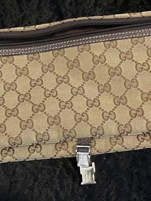 Gucci crossbody bag, beige canvas