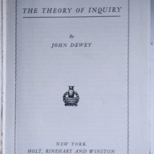 Logic The Theory of Inquiry used with cover wear