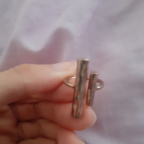 Ring in rose gold with adjustable size like new
