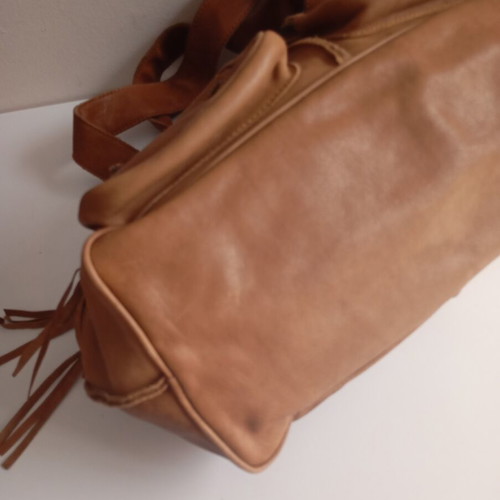 Reison D'etre Vintage Bag Used, Cognac Color, Leather Shoulder