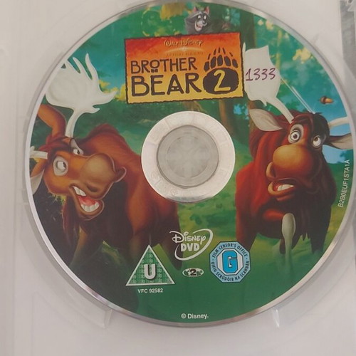 Brother Bear 2 DVD used, dubbed with Greek subtitles