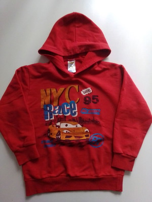 Children's sweatshirt used size 8 red, 122 cm