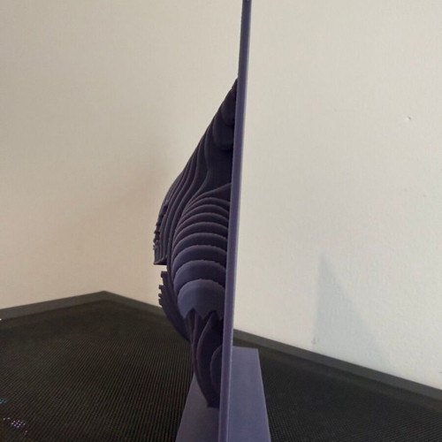 Gengar 3D printed layered art decoration new, purple
