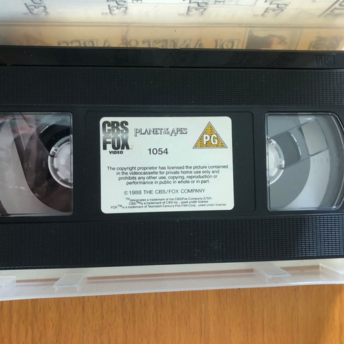 Planet of the Apes VHS used, no Greek subtitles