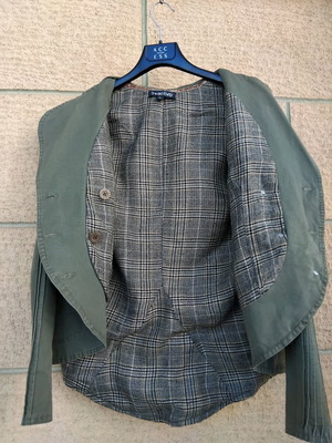 Πανωφόρι jacket χακί b activo βαμβακερό μέγεθος L σαν καινούργιο