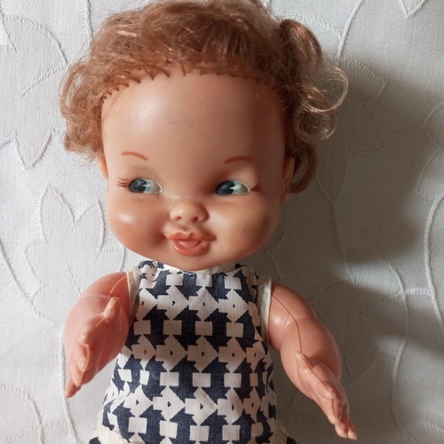 Vintage Famosa Baby Doll 24cm with Original Dress, like new