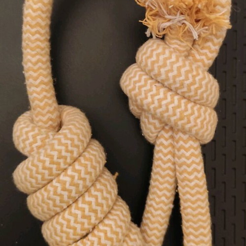 Dog Rope Toy with Knots like new, durable cotton
