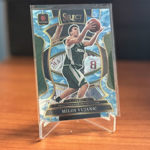25-26 Panini EuroLeague Select Vujanic /99 Panathinaikos card