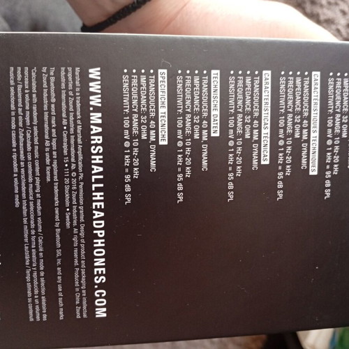 Marshall Mid Bluetooth wireless headphones like new