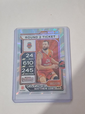 Matthew Costello /149 K.A. Euroleague basketball card