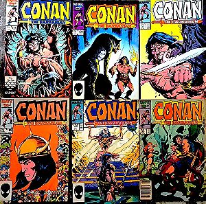 10 τευχη Conan the barbarian #185 #186 #188 #192 #193 #194 #195 #196 #197 #198