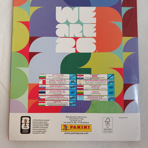 Άλμπουμ Fifa World Cup 2026 Panini καινούργιο, άδειο