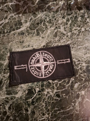 Stone Island patch new, blanco
