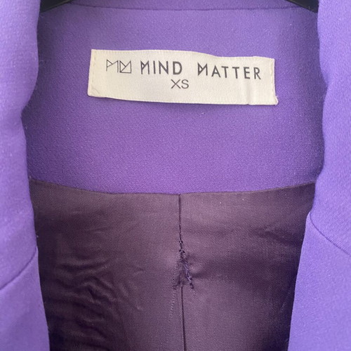Mind Matter suit like new, purple, small pants and x-small jacket